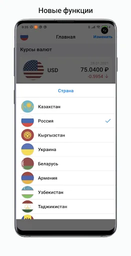Exchange rates of Russia screenshot 2