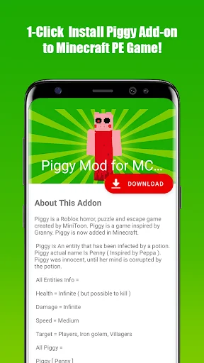 Piggy Mod for MCPE screenshot 1