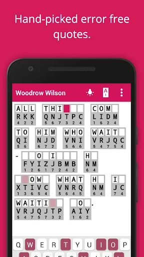 Cryptogram Cryptoquip Puzzle