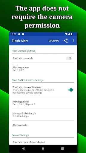 Flash alert
