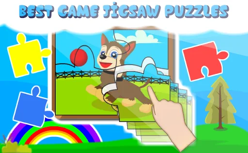 Kids Jigsaw Puzzle Paw Animals