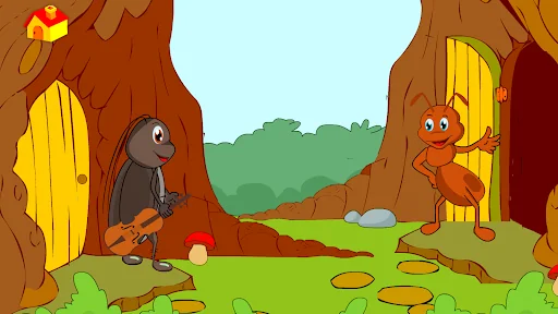 النملة والصرصور قصة وألعاب screenshot 3
