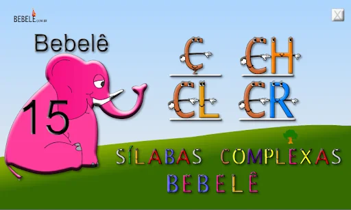 Ç CH CL CR Sílabas Complexas