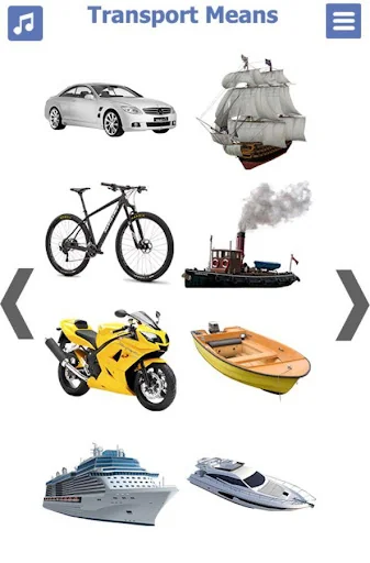 List of Means of Transport wit