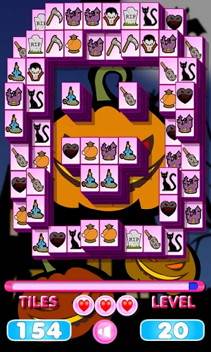 Pumpkin Mahjong screenshot 1