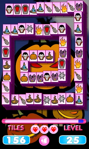 Pumpkin Mahjong screenshot 3