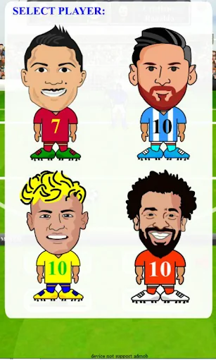 Ronaldo Messi Football stars