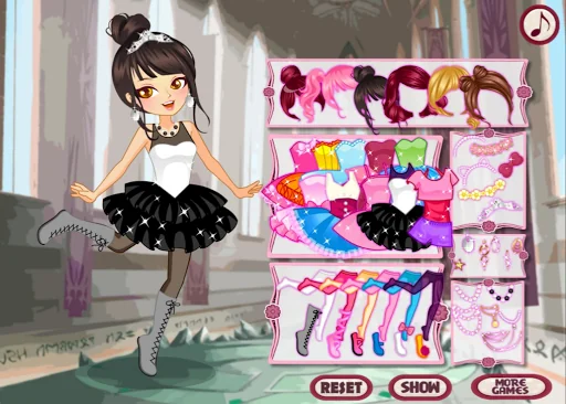 Ballerina Dress Up Girl Game