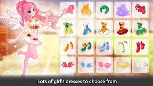 Dress Up Angel Anime Girl Game