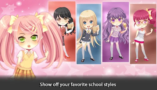 Chibi Anime Doll Girl Dress Up