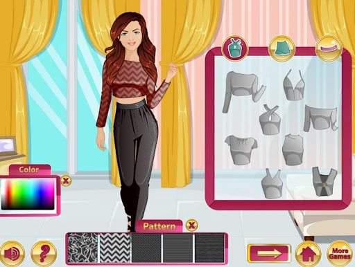Model Star Girl Dress Up Games