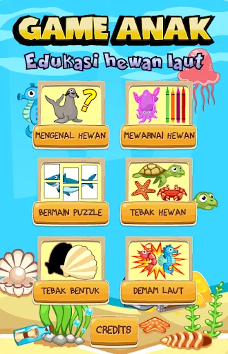 Game Anak Edukasi Hewan Laut