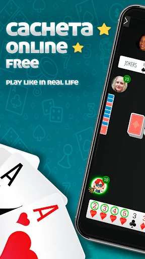 Cacheta Gin Rummy Online screenshot 1
