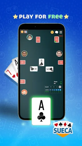 Sueca Online GameVelvet screenshot 1