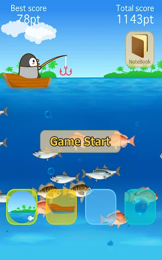Fishing Game by Penguin + screenshot 1