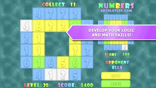 Numbers Logic Puzzle Game