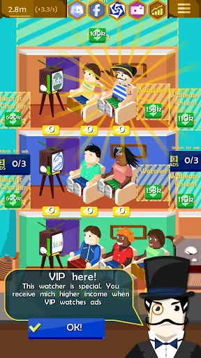 Ads Factory: TV Idle Clicker screenshot 2
