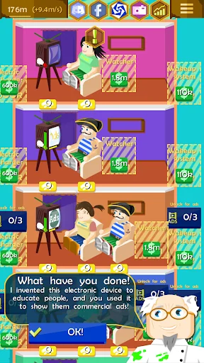 Ads Factory: TV Idle Clicker screenshot 3