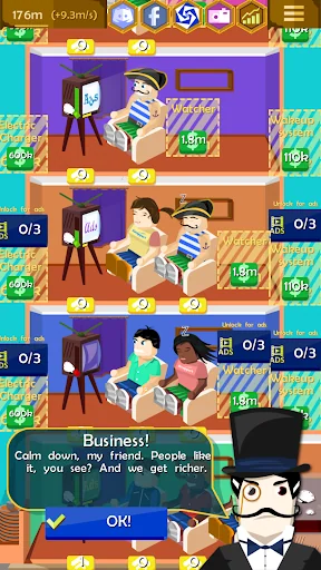 Ads Factory: TV Idle Clicker screenshot 4