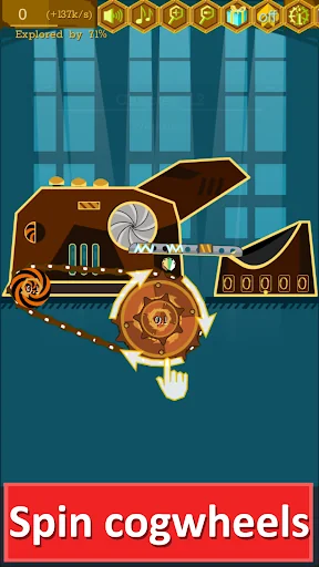 Steampunk Idle Gear Spinner