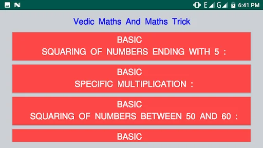 Vedic Math's Trick