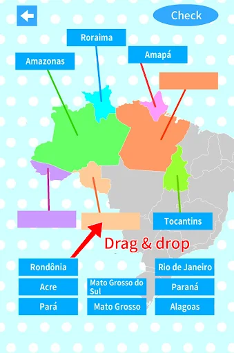 Brazil States Map Quiz
