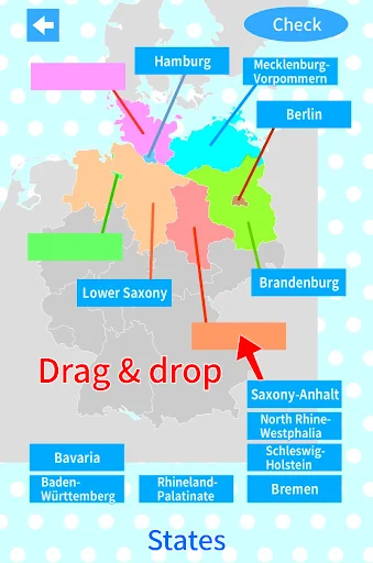 Germany States  Map Quiz
