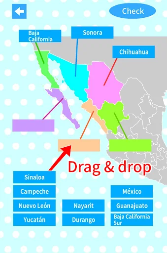 Mexico States Map Quiz
