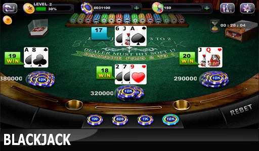 Blackjack: Experience real cas screenshot 4
