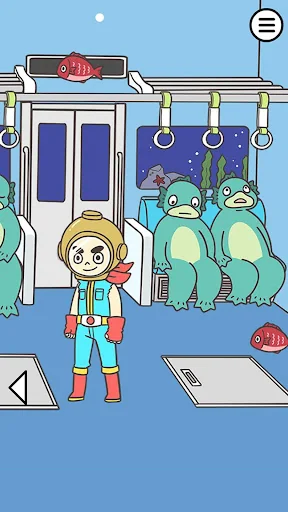 電車で絶対座るマン２ -脱出ゲーム screenshot 1