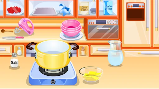 cook cake with berries games