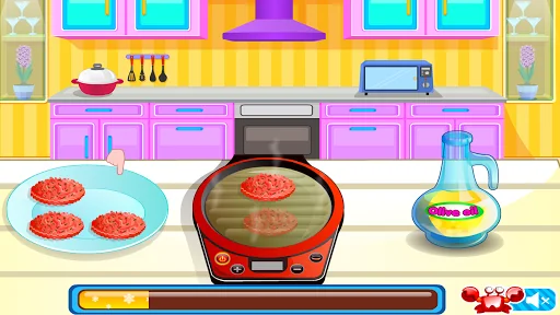 Mini Burgers, Cooking Games