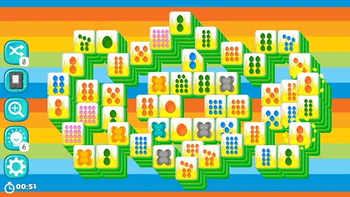 Easter Eggs Mahjong Tiles screenshot 1