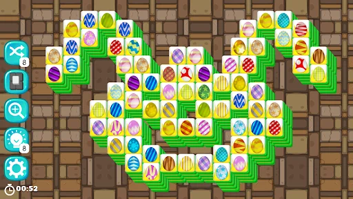 Easter Eggs Mahjong Tiles screenshot 2