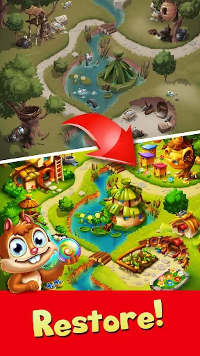 Forest Rescue: Bubble Pop screenshot 2