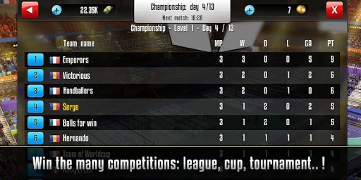 Handball Manager screenshot 4