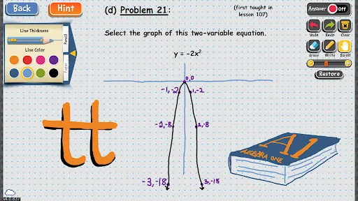 TT Algebra 1 screenshot 4