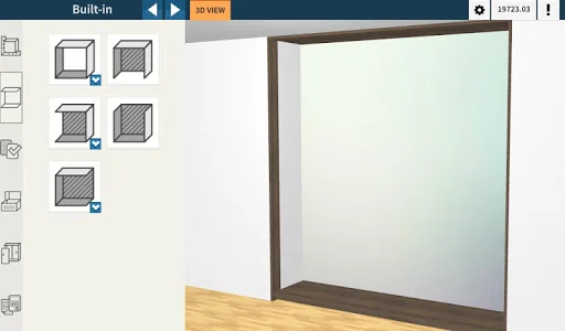 Utile closet 3D designer screenshot 2