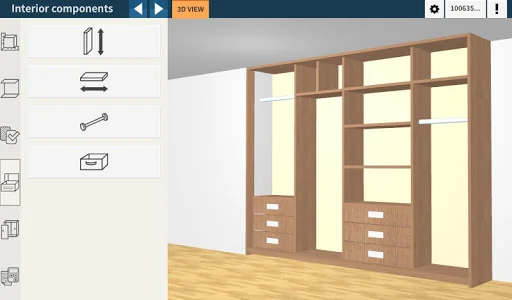 Utile closet 3D designer screenshot 4