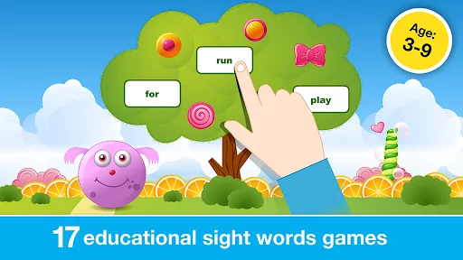 Sight Words Games in Candy Lan