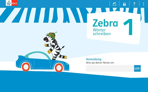 Wörter schreiben 1 mit Zebra