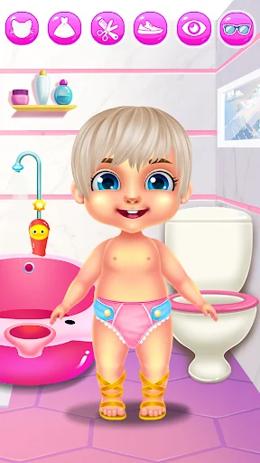 Baby Boy Caring Cupidon Dress screenshot 1