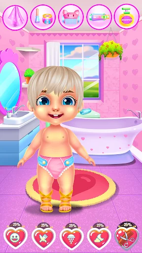 Baby Boy Caring Cupidon Dress screenshot 4