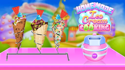 Homemade Ice Cream Cooking