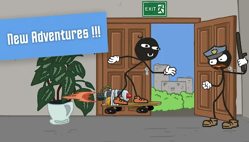 Stickman school escape 2