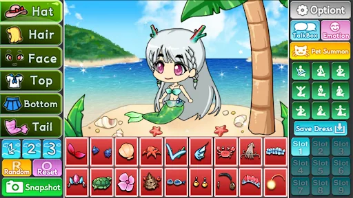 Mermaid Girl : dress up game