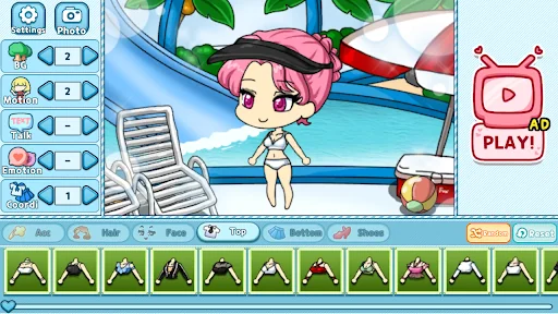 WaterPark Pretty Girl: dressup