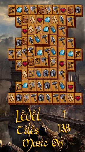 Medieval Mahjong screenshot 1