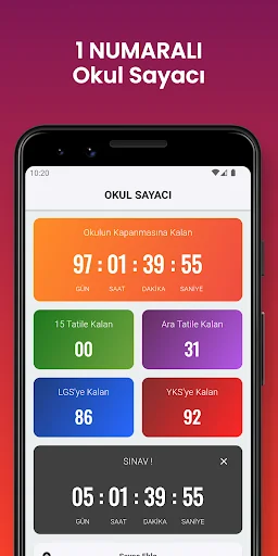 Tatil Sayacı - Okul Sayacı