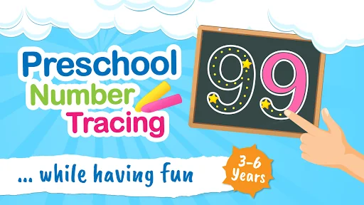Preschool Number Tracing 1-99